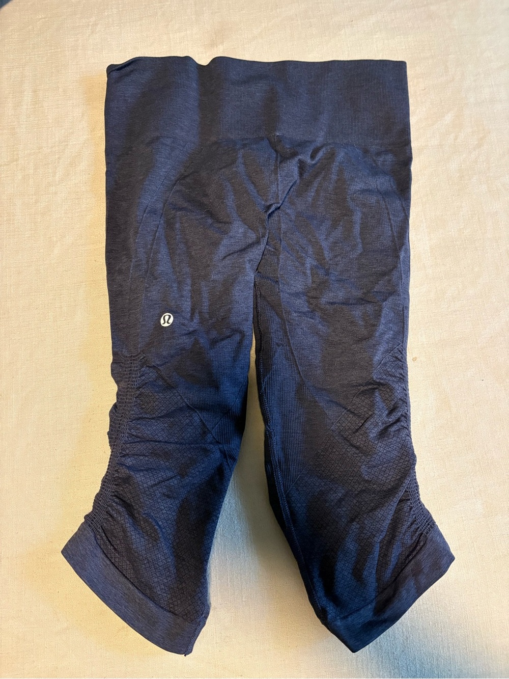 lululemon athletica Kids Navy Cropped Performance Leggings